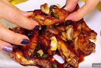 Sweet and Sticky Honey Garlic Wings