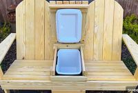 Adirondack Cooler & Seating Bench