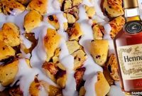Decadent Hennessy Cinnamon Roll Peach Cobbler