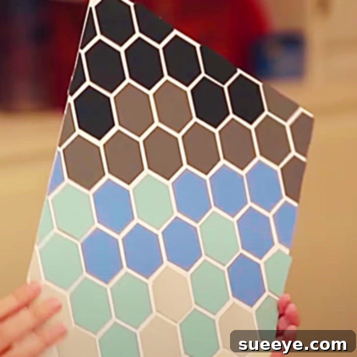 DIY Paint Chip Wall Decor 3 Paint Chip Wall Art - Easy Wall Art Project - DIY Home Decor