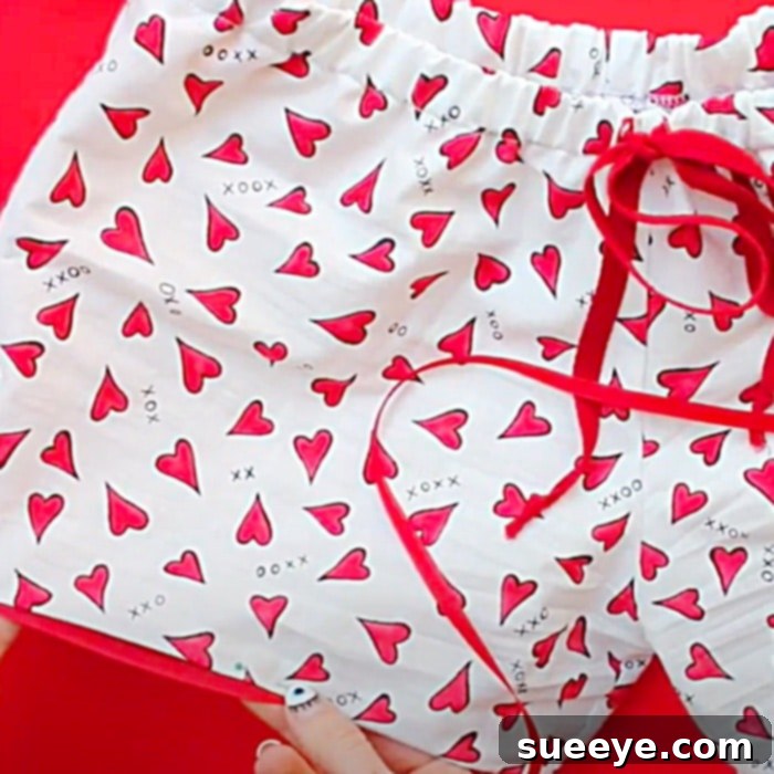 Stitch Your Own One-Yard Pajamas 3 How To Make Sleeping Shorts - Sleeping Clothes - One Yard Pyjama Pattern