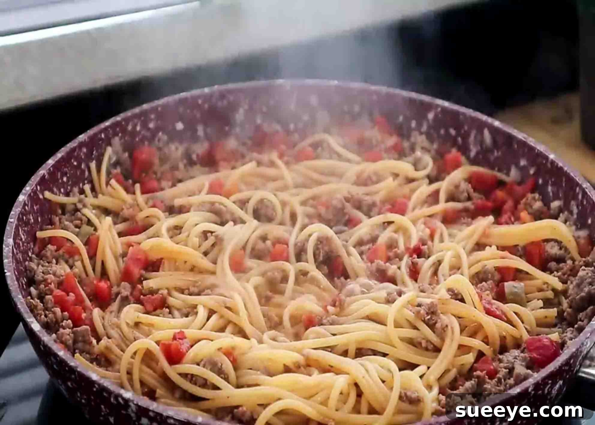 Simple One Pot Taco Spaghetti 3 Quick and easy one pot taco spaghetti recipe