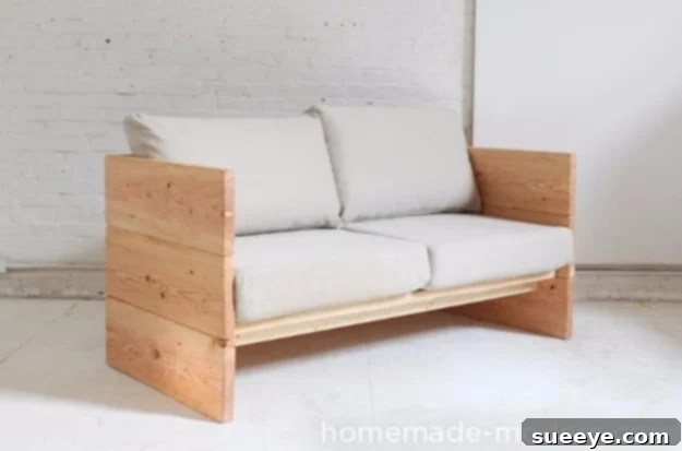 Build a Modern Minimalist DIY Box Sofa DIY box sofa with a modern minimalist design for contemporary spaces