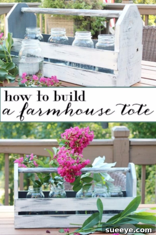 DIY Farmhouse Style Decor Ideas - Farmhouse Wood Tote Centerpiece - Creative Rustic Ideas for Cool Furniture, Paint Colors, Farm House Decoration for Living Room, Kitchen and Bedroom #diy #diydecor #farmhouse #countrycrafts DIY Farmhouse Style Decor Ideas - Farmhouse Wood Tote Centerpiece - Creative Rustic Ideas for Cool Furniture, Paint Colors, Farm House Decoration for Living Room, Kitchen and Bedroom #diy #diydecor #farmhouse #countrycrafts