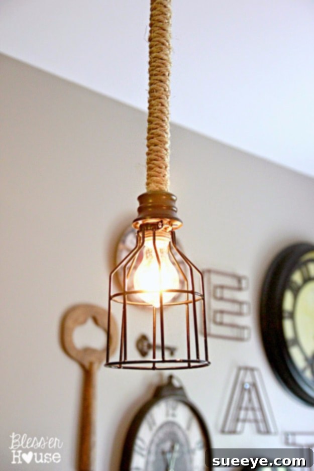 DIY Farmhouse Style Decor Ideas - DIY Industrial Pendant Light - Creative Rustic Ideas for Cool Furniture, Paint Colors, Farm House Decoration for Living Room, Kitchen and Bedroom #diy #diydecor #farmhouse #countrycrafts DIY Farmhouse Style Decor Ideas - DIY Industrial Pendant Light - Creative Rustic Ideas for Cool Furniture, Paint Colors, Farm House Decoration for Living Room, Kitchen and Bedroom #diy #diydecor #farmhouse #countrycrafts