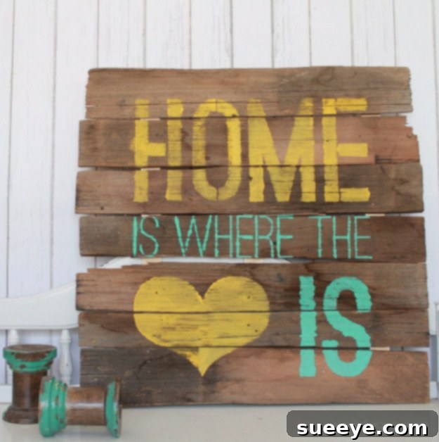 DIY Farmhouse Style Decor Ideas - Home Is Where The Heart Is Sign - Creative Rustic Ideas for Cool Furniture, Paint Colors, Farm House Decoration for Living Room, Kitchen and Bedroom #diy #diydecor #farmhouse #countrycrafts DIY Farmhouse Style Decor Ideas - Home Is Where The Heart Is Sign - Creative Rustic Ideas for Cool Furniture, Paint Colors, Farm House Decoration for Living Room, Kitchen and Bedroom #diy #diydecor #farmhouse #countrycrafts