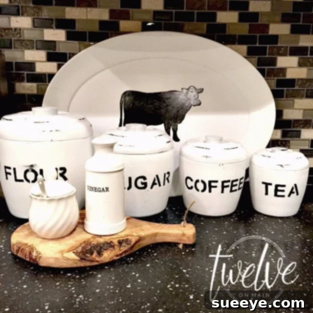 DIY Farmhouse Style Decor Ideas - Stylish Farmhouse Canisters - Creative Rustic Ideas for Cool Furniture, Paint Colors, Farm House Decoration for Living Room, Kitchen and Bedroom #diy #diydecor #farmhouse #countrycrafts DIY Farmhouse Style Decor Ideas - Stylish Farmhouse Canisters - Creative Rustic Ideas for Cool Furniture, Paint Colors, Farm House Decoration for Living Room, Kitchen and Bedroom #diy #diydecor #farmhouse #countrycrafts