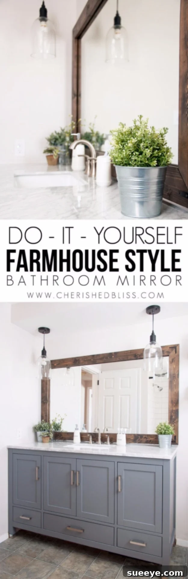 DIY Farmhouse Style Decor Ideas - Farmhouse Bathroom Mirror Tutorial - Creative Rustic Ideas for Cool Furniture, Paint Colors, Farm House Decoration for Living Room, Kitchen and Bedroom #diy #diydecor #farmhouse #countrycrafts DIY Farmhouse Style Decor Ideas - Farmhouse Bathroom Mirror Tutorial - Creative Rustic Ideas for Cool Furniture, Paint Colors, Farm House Decoration for Living Room, Kitchen and Bedroom #diy #diydecor #farmhouse #countrycrafts