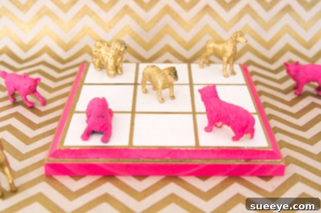 Gilded Tic Tac Toe Game Gilded Tic Tac Toe Game for elegant decor