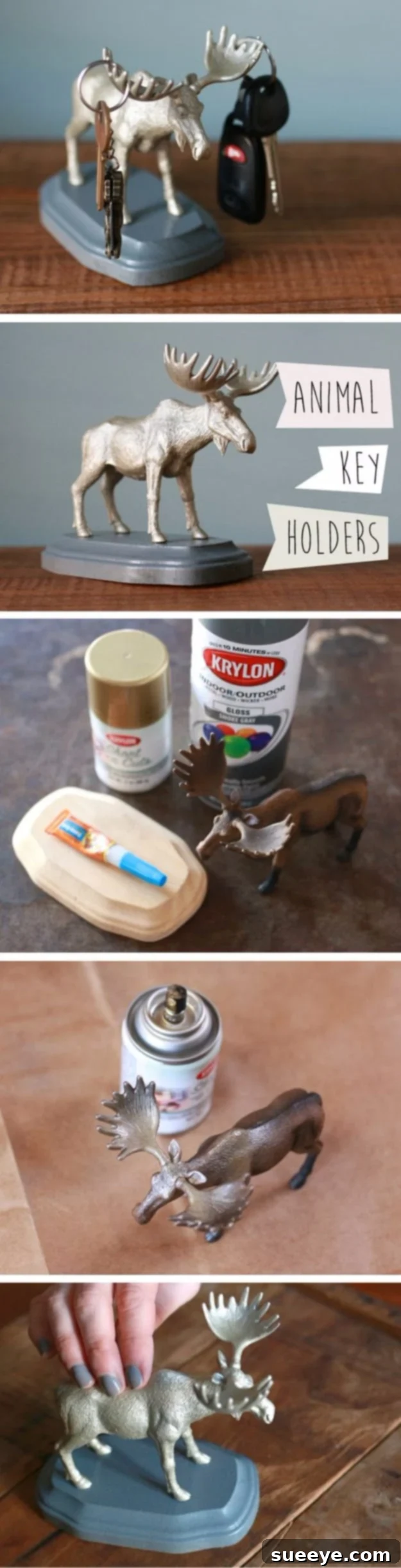 DIY Animal Key Holders DIY Animal Key Holders for a playful entryway