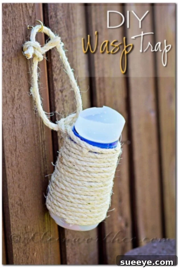 DIY Wasp Trap Homemade wasp trap for effective garden pest control