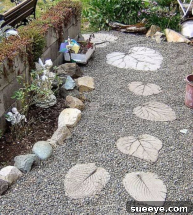 DIY Stepping Stones Creative DIY garden stepping stones for decorative pathways