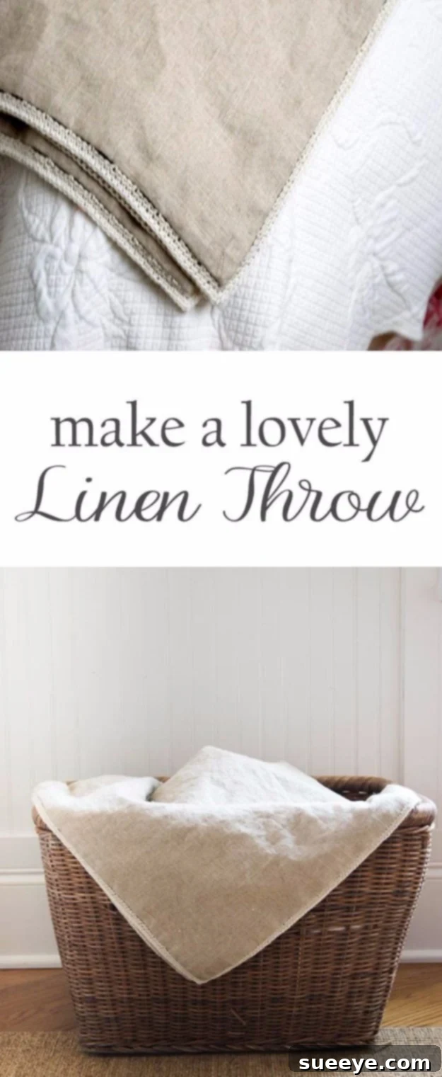 Elegant Linen Throw Blanket Craft Breathable and Stylish DIY Linen Throw Blanket