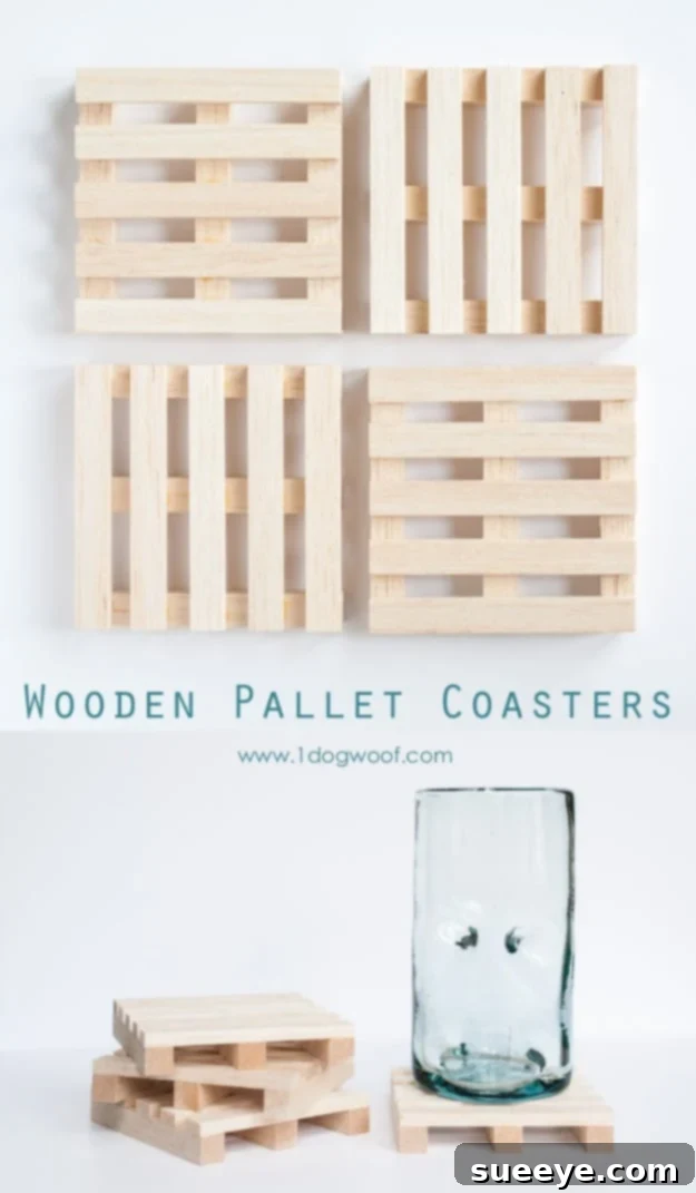 Wooden Pallet Coasters Wooden Pallet Coasters
