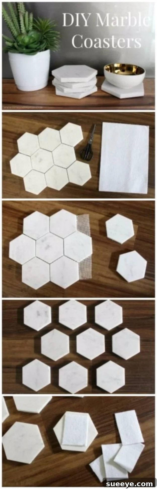 DIY Marble Coasters DIY Marble Coasters