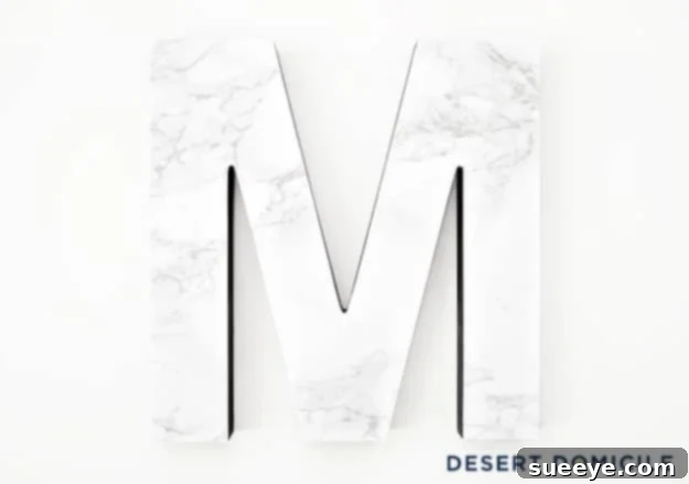 DIY Faux Marble Ideas - DIY Marble Monogram - Easy Crafts and DIY Projects With Faux Marbling Tutorials - Paint and Decorate Home Decor, Creative DIY Gifts and Office Accessories DIY Marble Monogram - Personalized Home Decor Ideas for Elegant Wall Art and Shelf Displays