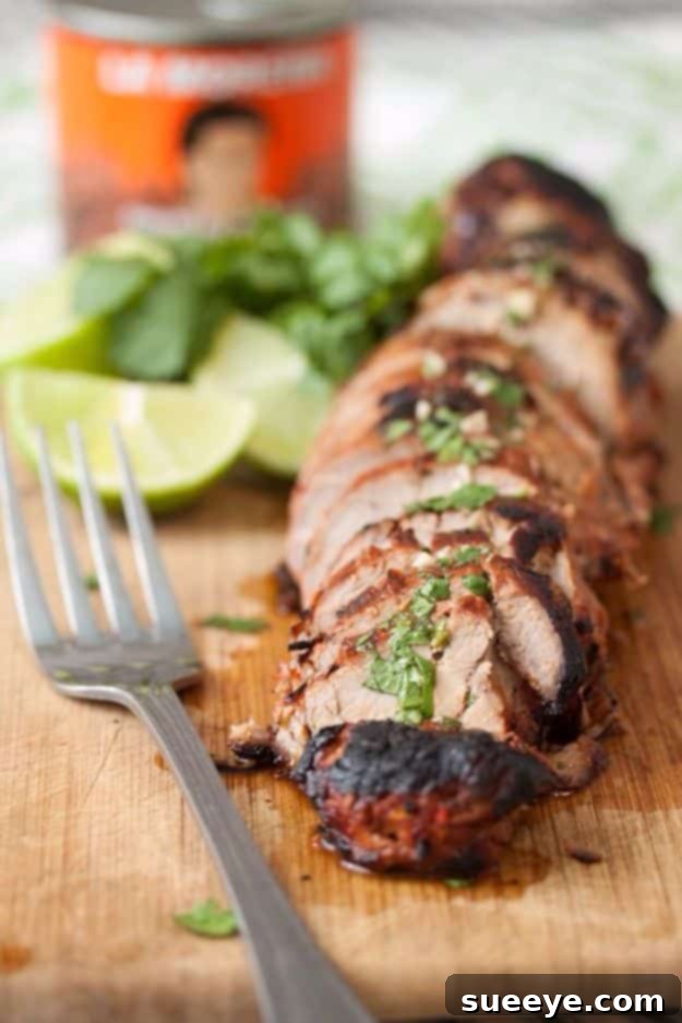 Flavorful Chipotle Honey Lime Pork Tenderloin for Easter dinner