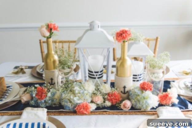 DIY Wedding Centerpieces - DIY Nautical Wedding Centerpiece - Do It Yourself Ideas for Brides and Best Centerpiece Ideas for Weddings - Step by Step Tutorials for Making Mason Jars, Rustic Crafts, Flowers, Modern Decor, Vintage and Cheap Ideas for Couples on A Budget Outdoor and Indoor Weddings #diyweddings #weddingcenterpieces #weddingdecorideas DIY Wedding Centerpieces - DIY Nautical Wedding Centerpiece - Do It Yourself Ideas for Brides and Best Centerpiece Ideas for Weddings - Step by Step Tutorials for Making Mason Jars, Rustic Crafts, Flowers, Modern Decor, Vintage and Cheap Ideas for Couples on A Budget Outdoor and Indoor Weddings #diyweddings #weddingcenterpieces #weddingdecorideas