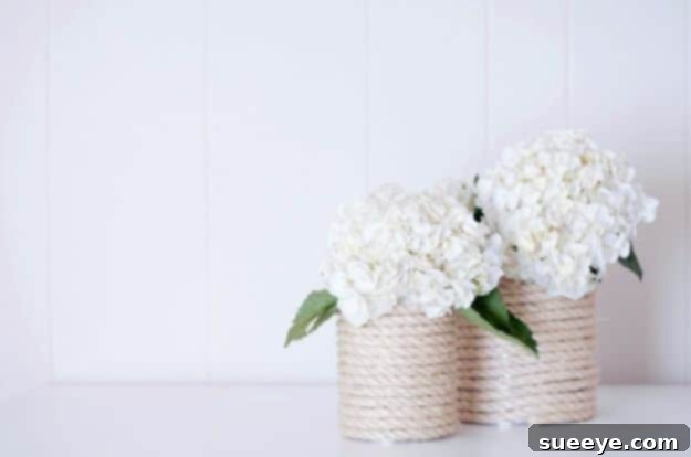 DIY Wedding Centerpieces - DIY Nautical Rope Vase - Do It Yourself Ideas for Brides and Best Centerpiece Ideas for Weddings - Step by Step Tutorials for Making Mason Jars, Rustic Crafts, Flowers, Modern Decor, Vintage and Cheap Ideas for Couples on A Budget Outdoor and Indoor Weddings #diyweddings #weddingcenterpieces #weddingdecorideas DIY Wedding Centerpieces - DIY Nautical Rope Vase - Do It Yourself Ideas for Brides and Best Centerpiece Ideas for Weddings - Step by Step Tutorials for Making Mason Jars, Rustic Crafts, Flowers, Modern Decor, Vintage and Cheap Ideas for Couples on A Budget Outdoor and Indoor Weddings #diyweddings #weddingcenterpieces #weddingdecorideas