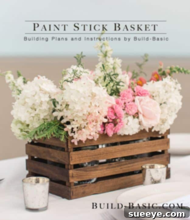 DIY Wedding Centerpieces -Paint Stick Basket - Do It Yourself Ideas for Brides and Best Centerpiece Ideas for Weddings - Step by Step Tutorials for Making Mason Jars, Rustic Crafts, Flowers, Modern Decor, Vintage and Cheap Ideas for Couples on A Budget Outdoor and Indoor Weddings #diyweddings #weddingcenterpieces #weddingdecorideas DIY Wedding Centerpieces -Paint Stick Basket - Do It Yourself Ideas for Brides and Best Centerpiece Ideas for Weddings - Step by Step Tutorials for Making Mason Jars, Rustic Crafts, Flowers, Modern Decor, Vintage and Cheap Ideas for Couples on A Budget Outdoor and Indoor Weddings #diyweddings #weddingcenterpieces #weddingdecorideas