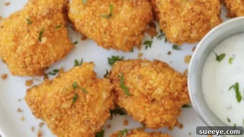 Crunchy Dorito Fried Chicken Nuggets Crunchy Dorito Fried Chicken Nuggets