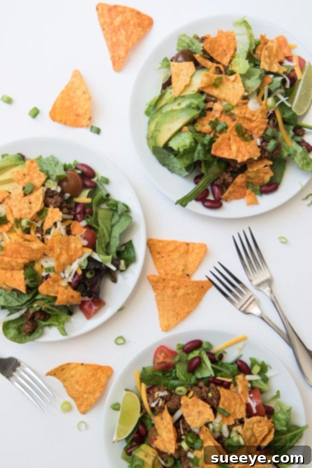 Tex Mex Doritos Taco Salad Flavorful Tex Mex Doritos Taco Salad