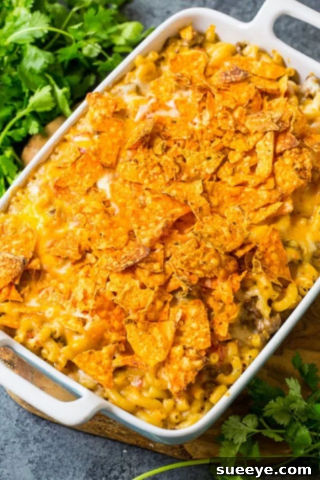 Nacho Mac And Cheese Creamy Nacho Mac and Cheese