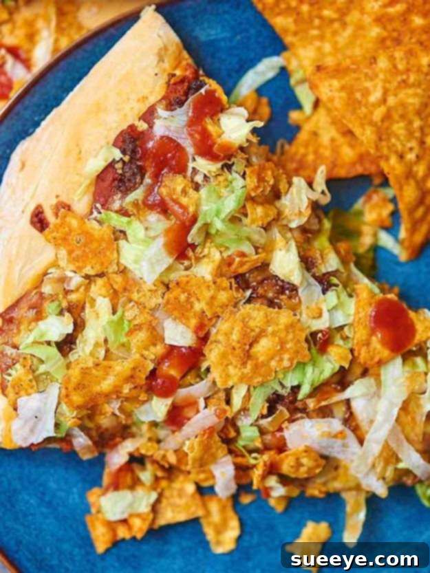 Taco Pizza With Homemade Pizza Dough Homemade Taco Pizza