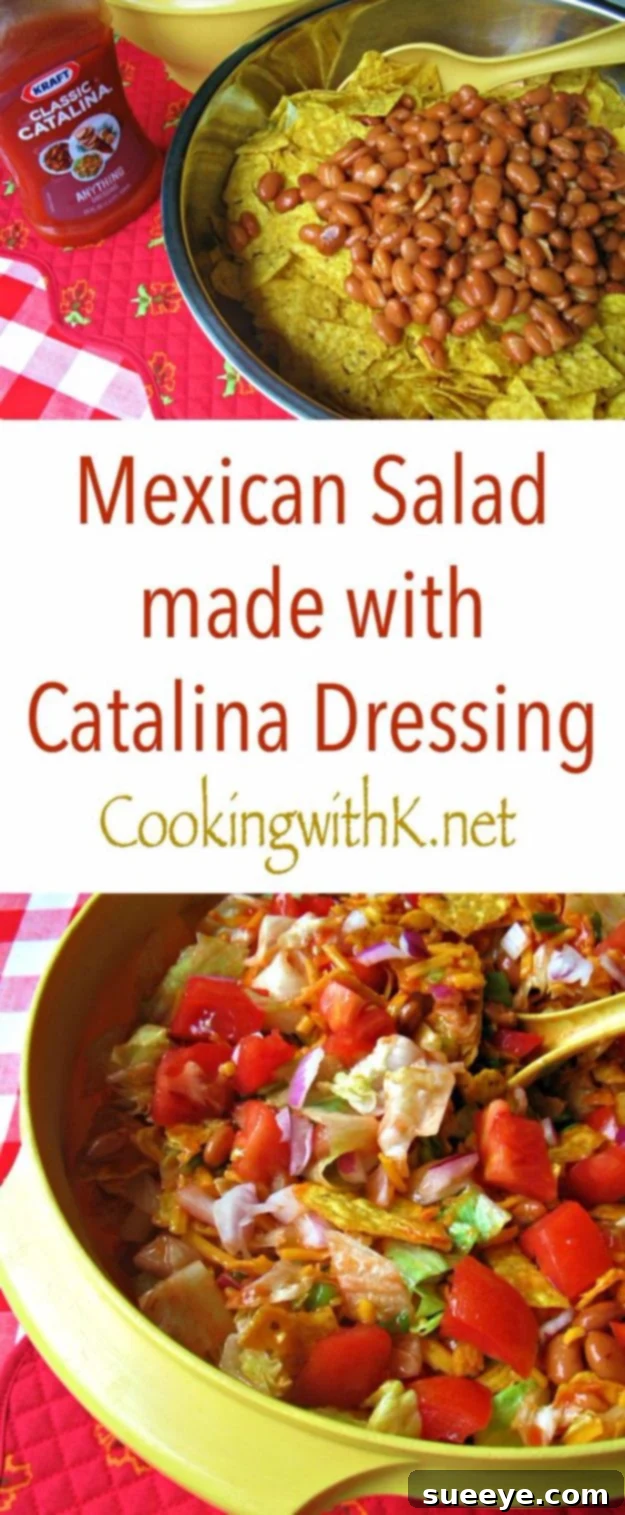 Mexican Salad With Catalina Dressing Refreshing Mexican Salad with Catalina Dressing