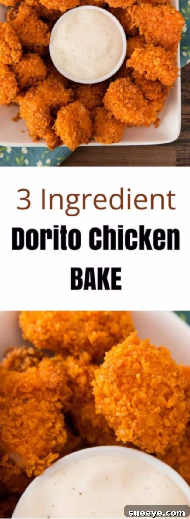 3-Ingredient Chicken Dorito Bake Simple 3-Ingredient Chicken Dorito Bake