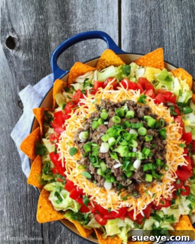 Jessica’s Taco Salad With Creamy Taco Dressing Jessica’s Taco Salad with Creamy Taco Dressing