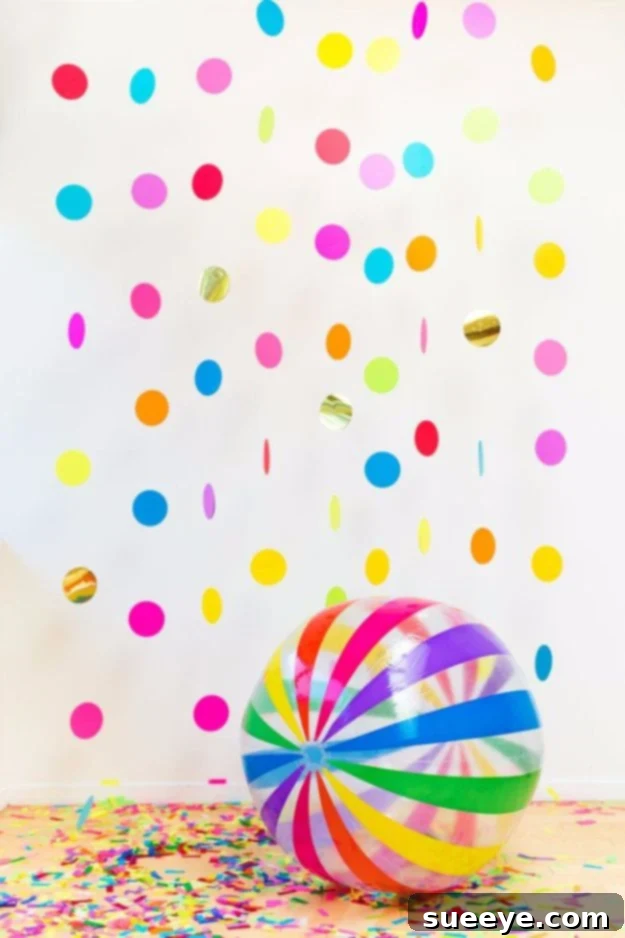 DIY Backyard Party Decor - DIY Floating Confetti Booth - Cool Ideas for Decorations for Parties - Easy and Cheap Crafts for Summer Barbecues and Family Get Togethers, Swimming and Pool Party Fun - Step by Step Tutorials For Banners, Table Decor, Serving Ideas and Mason Jar Crafts r DIY Backyard Party Decor - DIY Floating Confetti Booth - Cool Ideas for Decorations for Parties - Easy and Cheap Crafts for Summer Barbecues and Family Get Togethers, Swimming and Pool Party Fun - Step by Step Tutorials For Banners, Table Decor, Serving Ideas and Mason Jar Crafts r