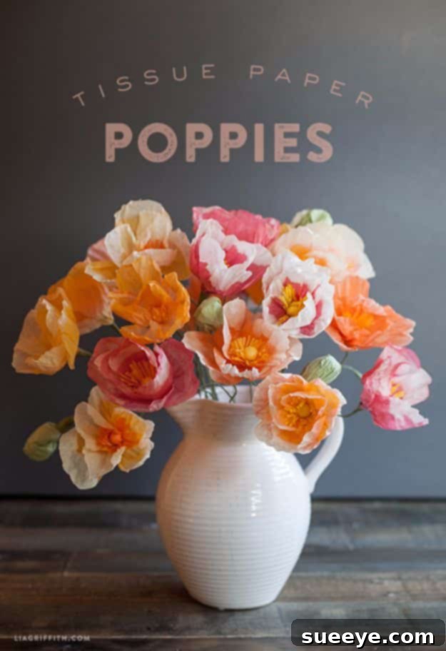 DIY Backyard Party Decor - DIY Tissue Paper Poppies - Cool Ideas for Decorations for Parties - Easy and Cheap Crafts for Summer Barbecues and Family Get Togethers, Swimming and Pool Party Fun - Step by Step Tutorials For Banners, Table Decor, Serving Ideas and Mason Jar Crafts r DIY Backyard Party Decor - DIY Tissue Paper Poppies - Cool Ideas for Decorations for Parties - Easy and Cheap Crafts for Summer Barbecues and Family Get Togethers, Swimming and Pool Party Fun - Step by Step Tutorials For Banners, Table Decor, Serving Ideas and Mason Jar Crafts r
