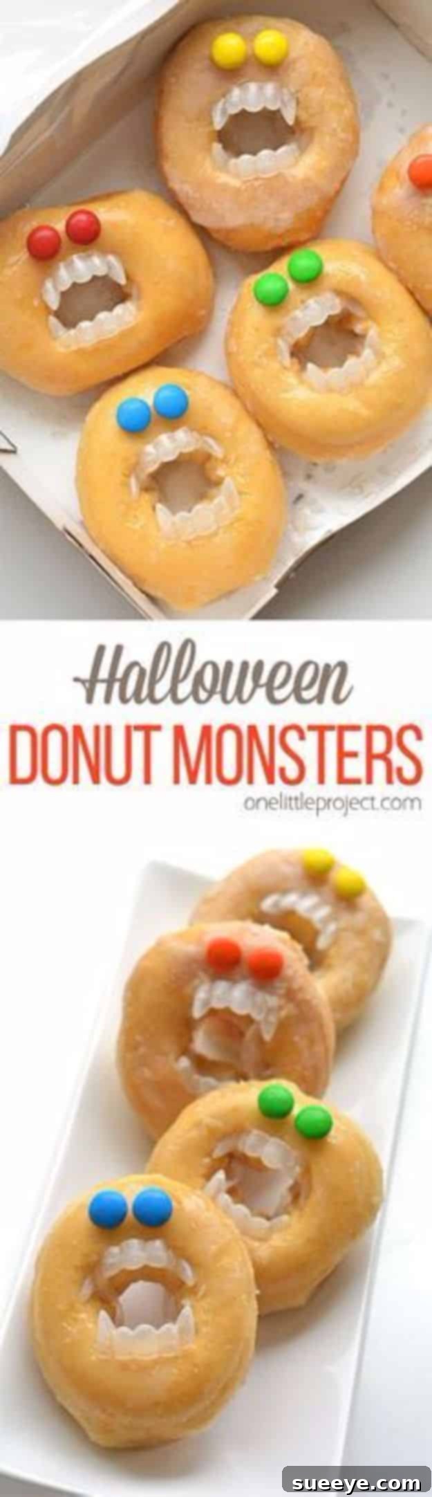 DIY Halloween Monster Donuts for Kids Adorable Halloween Monster Donuts with Eyes and Fangs