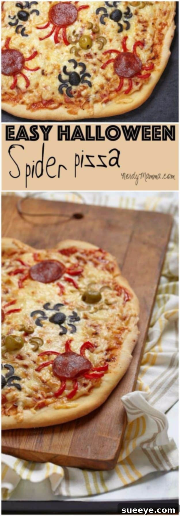 Family-Friendly Halloween Spider Pizza Recipe Quick & Easy Halloween Spider Pizza for Dinner