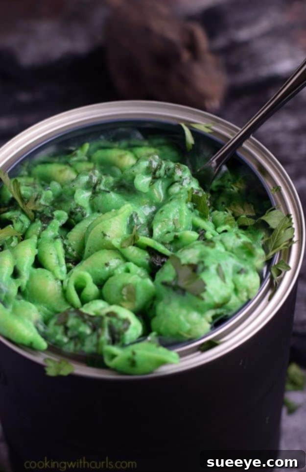Spooky Toxic Waste Mac N' Cheese Recipe Gross-Looking Toxic Waste Mac N' Cheese for Halloween