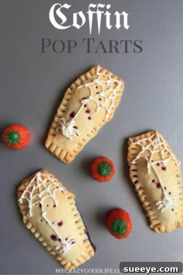 DIY Halloween Coffin Pop Tarts Recipe Spooky Coffin Pop Tarts for Halloween Breakfast