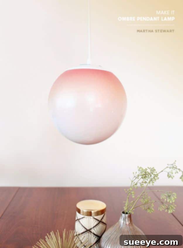 Stylish Ombre Pendant Ombre Pendant Light - modern gradient color lighting