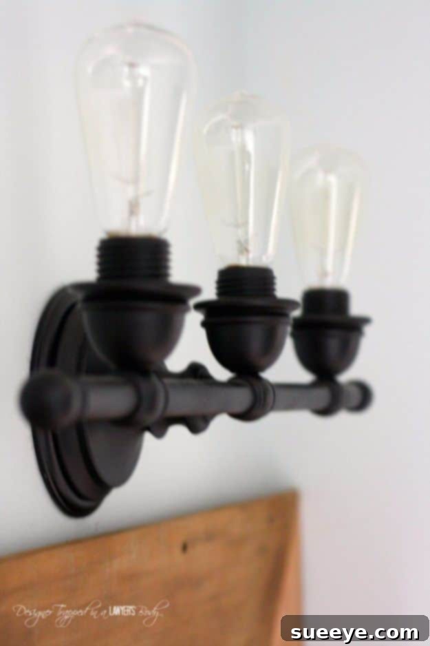 DIY Industrial Bathroom Lights Industrial Bathroom Lighting - modern functional decor