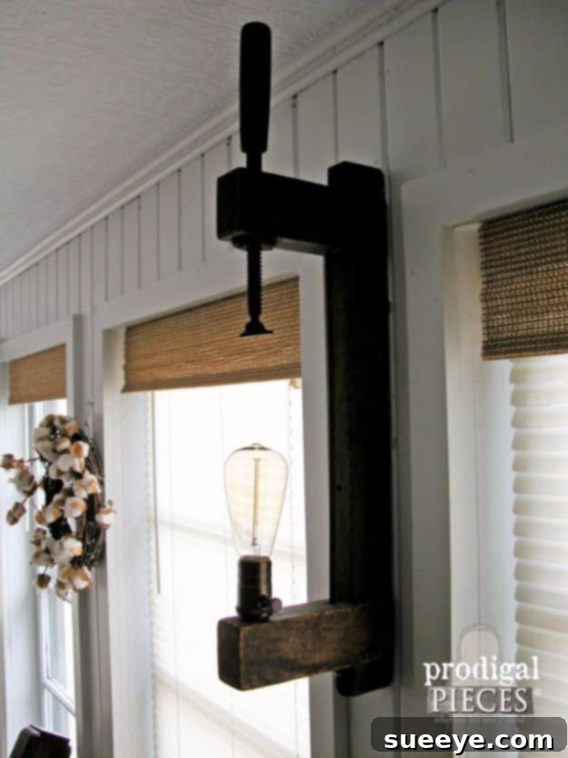 Handmade Farmhouse Light Fixtures DIY Farmhouse Lighting - rustic country home decor