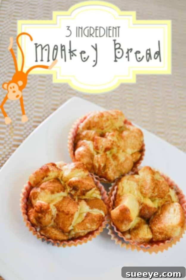 3-Ingredient Monkey Bread - Simple Baking with Kids 3-Ingredient Monkey Bread - Easy Sweet Treat for Kids