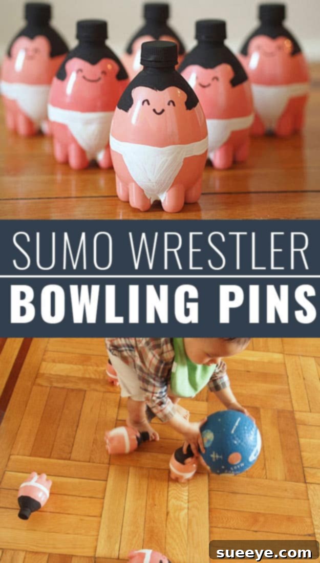 41 Creative DIY Gifts Kids Will Love This Christmas 8 Funny sumo wrestler bowling pins for a unique game