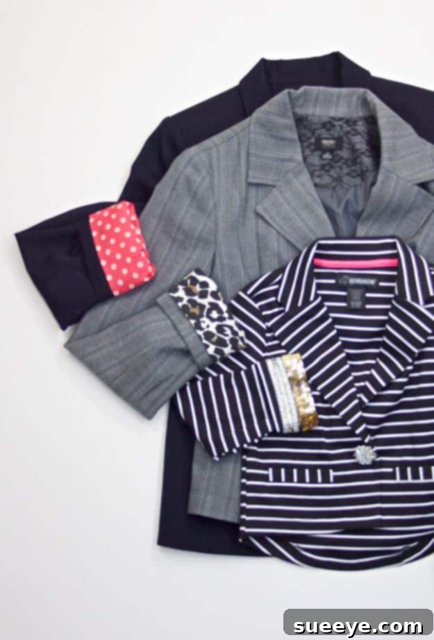 DIY Festive Sleeves: Easy Fall Jacket Transformation Festive Fall Jacket Sleeves DIY - Ribbon and Fabric Embellishment Tutorial