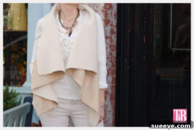 DIY Shearling Vest: Cozy & Stylish Autumn Fashion Chic DIY Shearling Vest - Warm Layering Piece for Fall