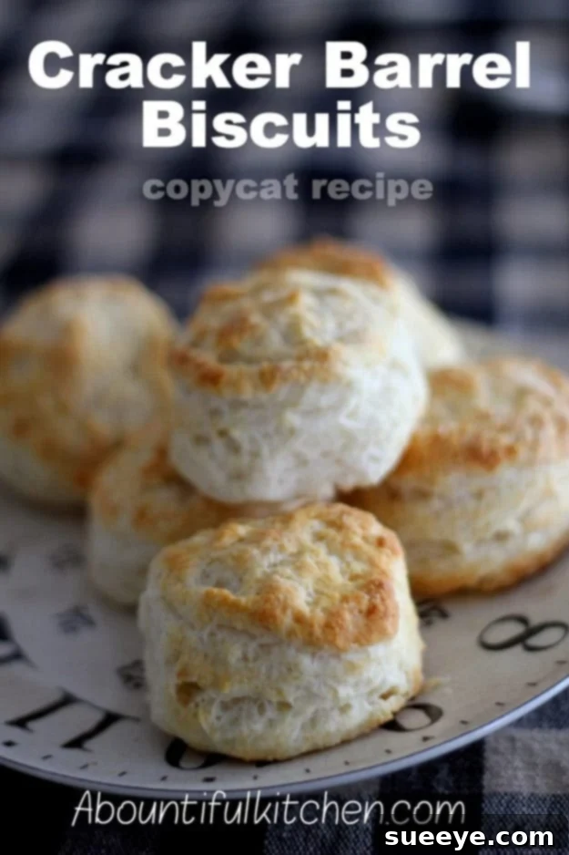 Copycat Cracker Barrel Biscuits, flaky and golden