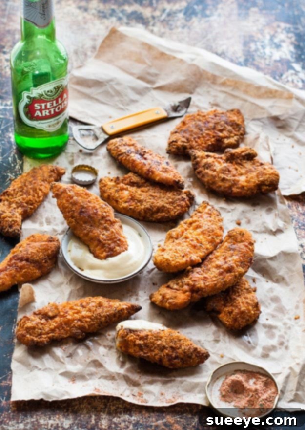 Lightened-Up KFC Fried Chicken Tenders