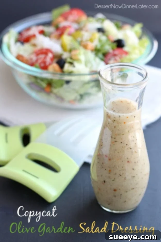 Homemade Olive Garden Salad Dressing