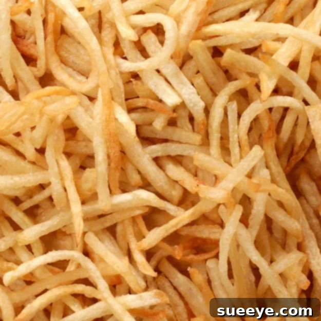 Homemade McDonald's French Fries, crispy and golden