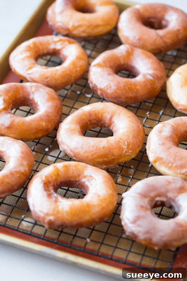 Homemade Krispy Kreme Glazed Doughnuts
