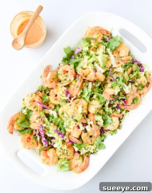 Lightened-Up Bonefish Grill Bang Bang Shrimp with Napa Cabbage Slaw